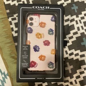Coach iPhone 11 Rainbow Floral Case